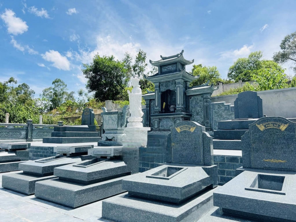 mộ đá hoa cương các loại đá đẹp để ốp mộ